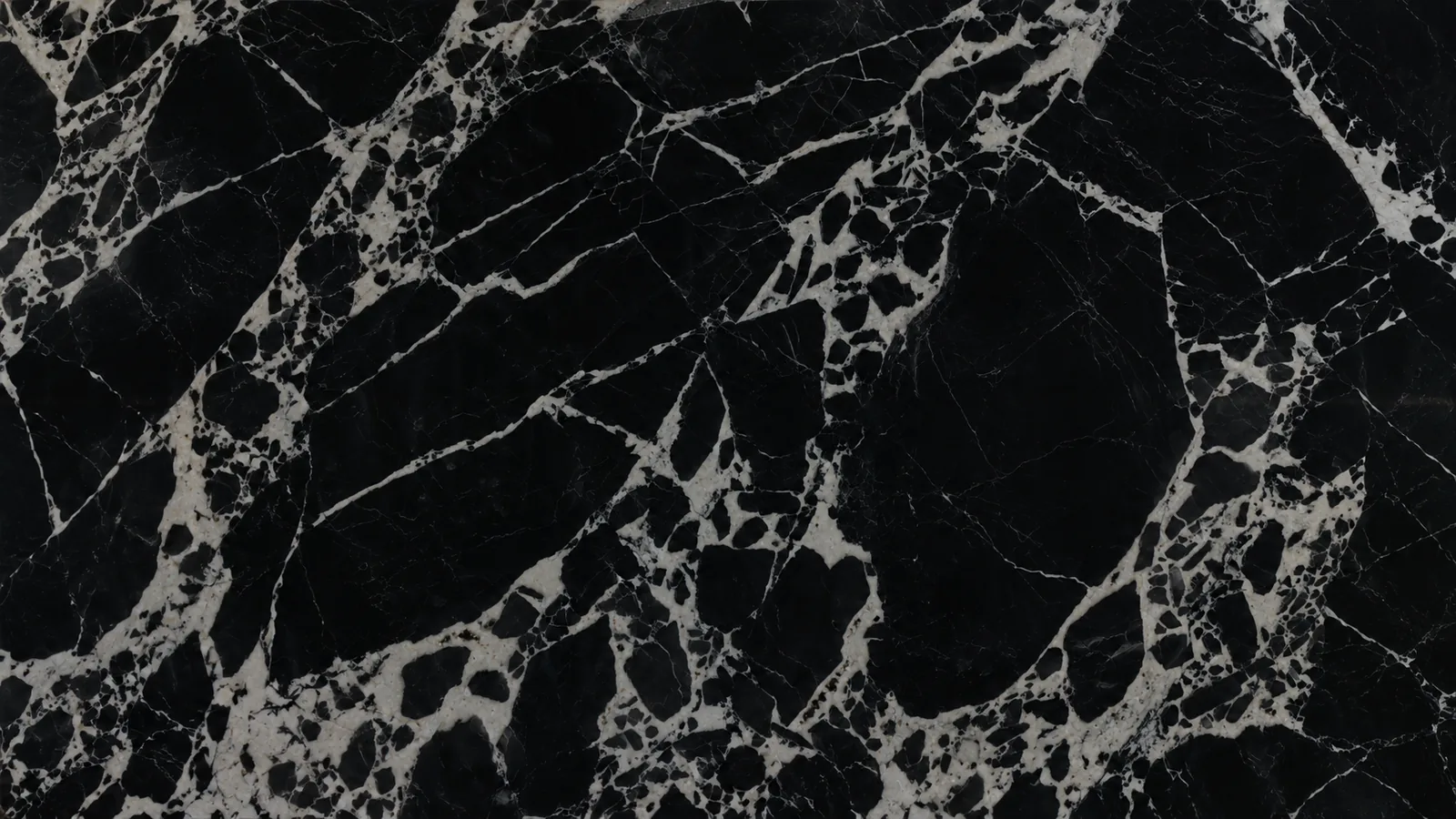 Noir Grand Antique Black Marble Tiles For Dining Tops thumbnail 3