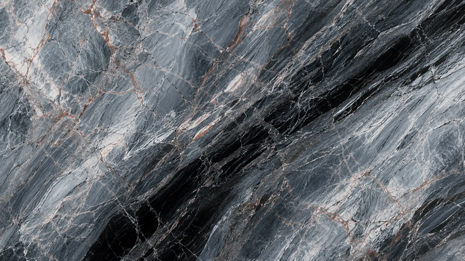 Ink Wash Jiangnan Grey Marble Tiles For Dining Tops thumbnail 3