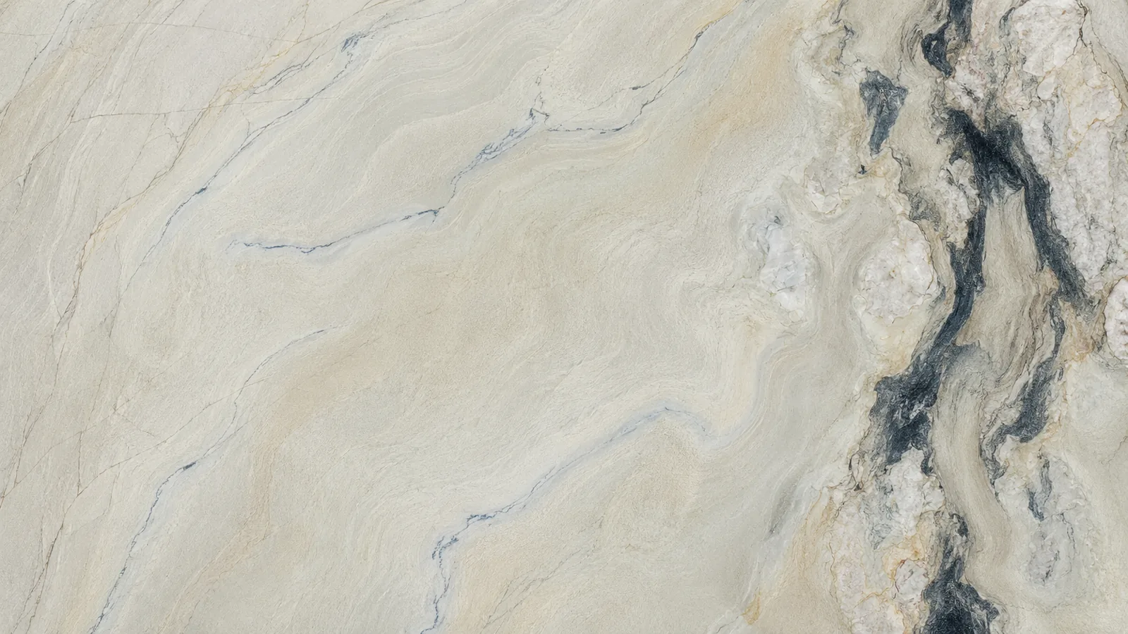 Grey Color Shanshui Qiuming Marble  Tiles  For Countertops and Wall thumbnail 4