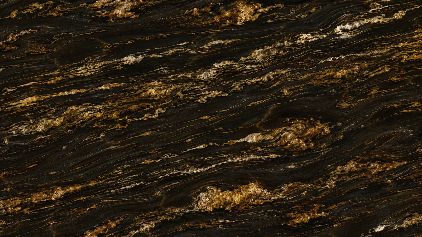 Black Color Golden Silk Marble Tiles For Flooring and Wall thumbnail 2