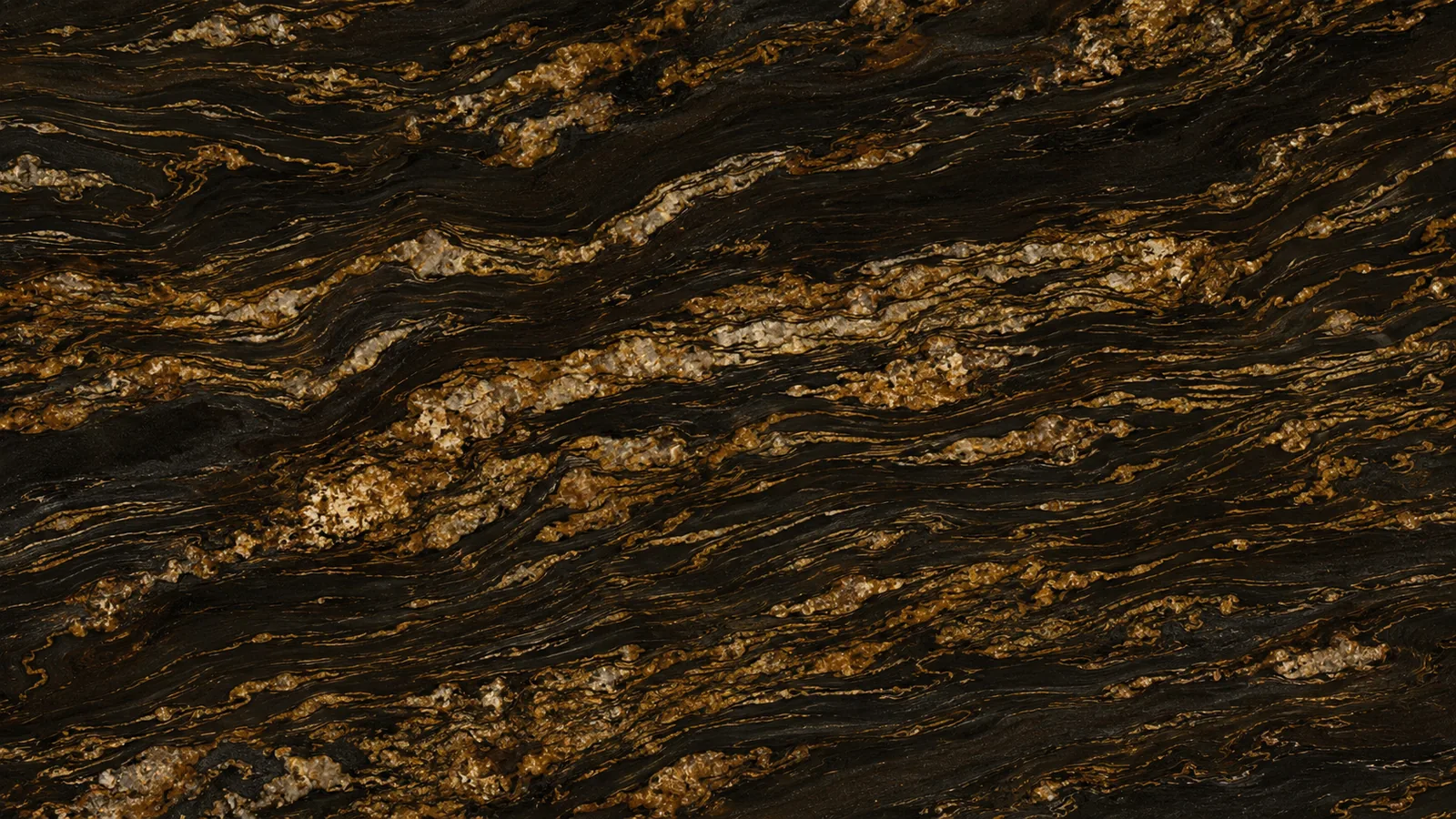 Black Color Golden Silk Marble Tiles For Flooring and Wall thumbnail 4