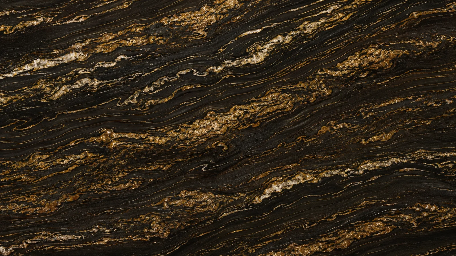 Black Color Golden Silk Marble Tiles For Flooring and Wall thumbnail 3