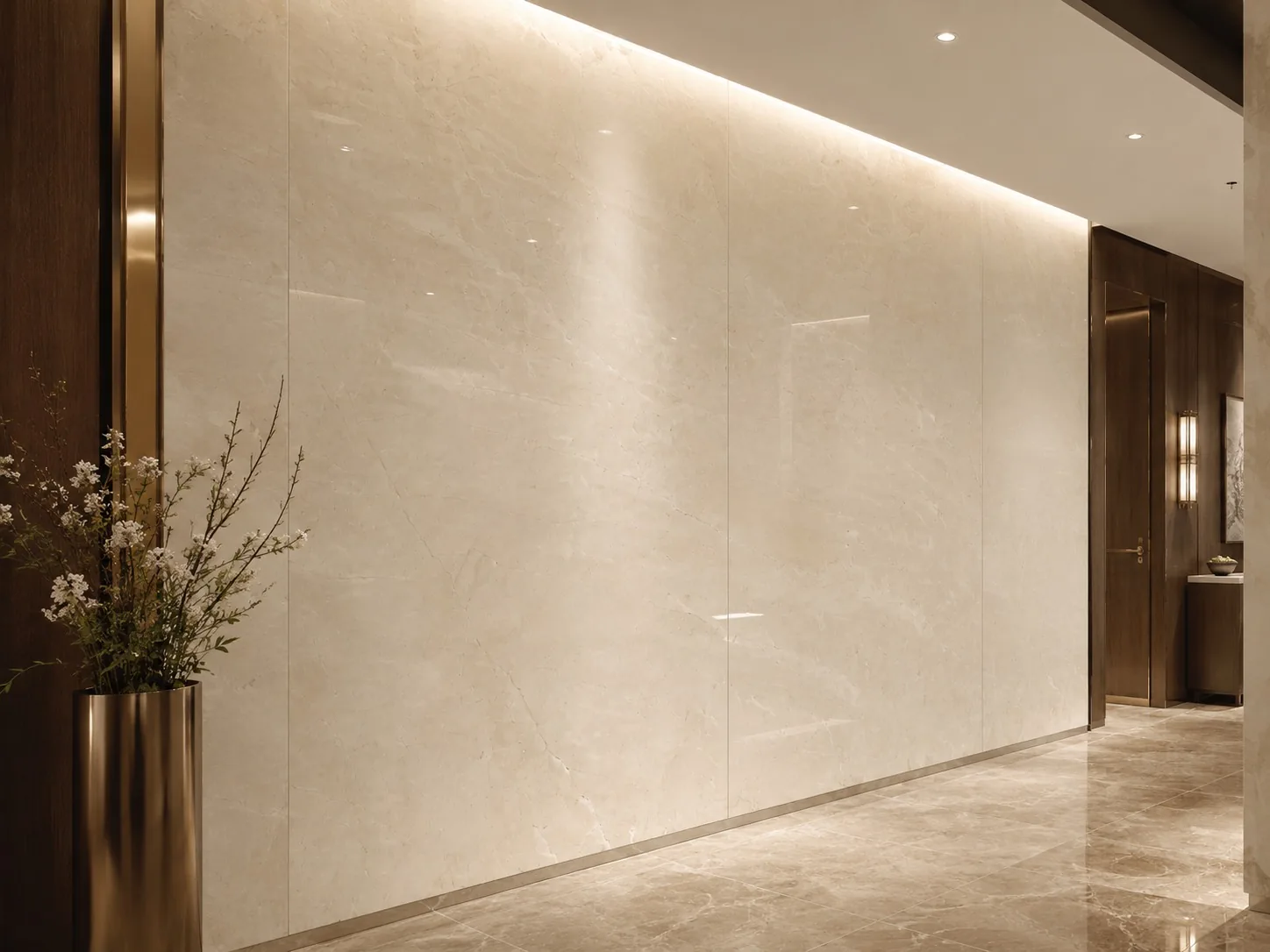 Spanish Crema Marfil Marble beige tiles for wall cladding thumbnail 3