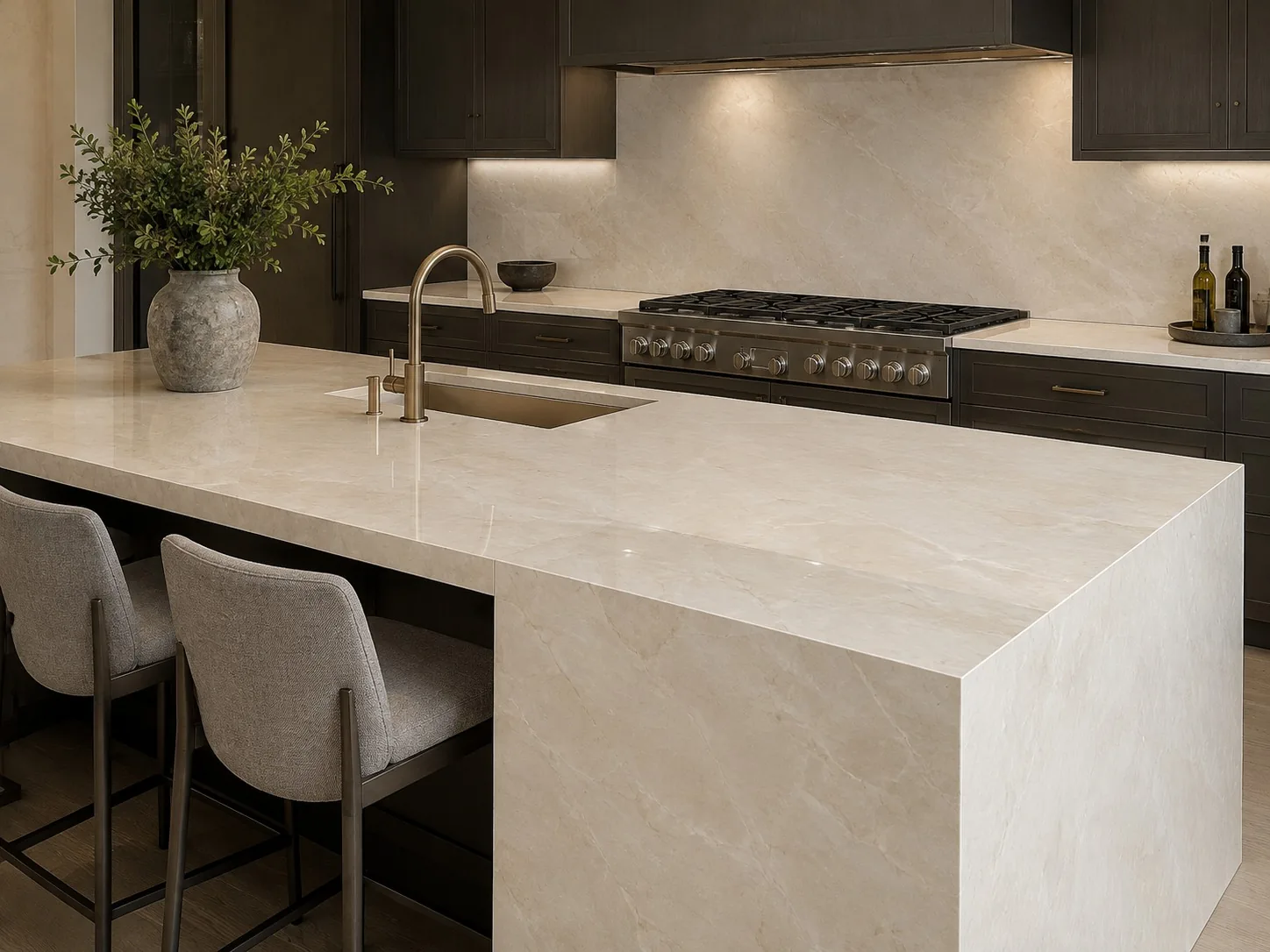 Spanish Crema Marfil Marble beige tiles for wall cladding thumbnail 5