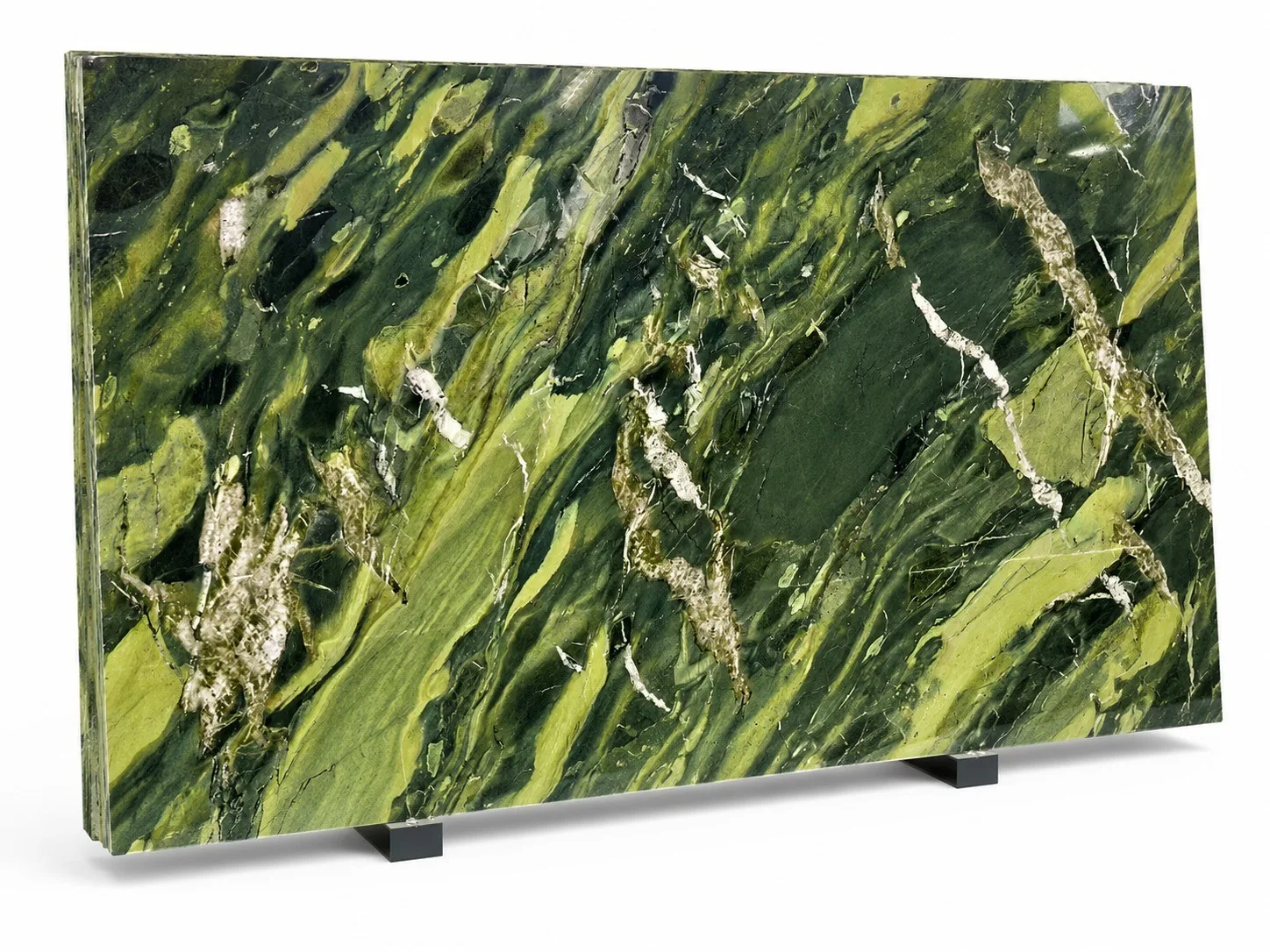 Avocado Green Marble Tiles for Countertops hotel wall cladding thumbnail 4