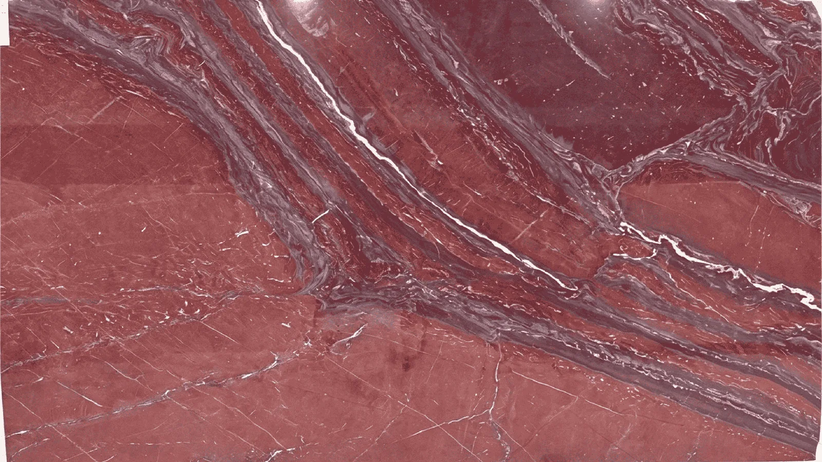 Red Rosso Laguna Marble Tiles for Floor Wall Countertop thumbnail 2