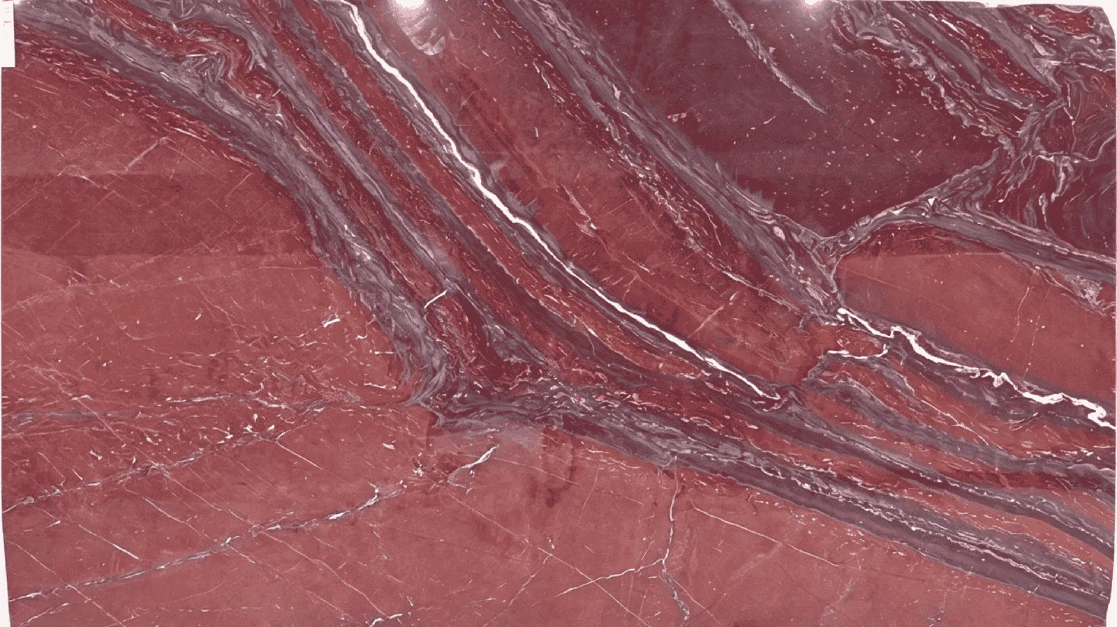 Red Rosso Laguna Marble Tiles for Floor Wall Countertop thumbnail 5