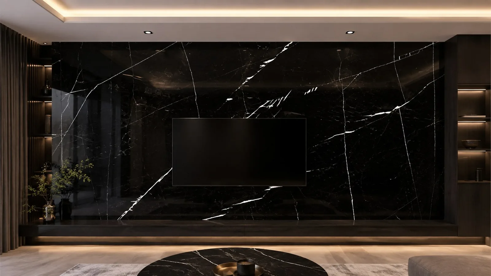 Black Marble Big tiles for wall cladding thumbnail 5