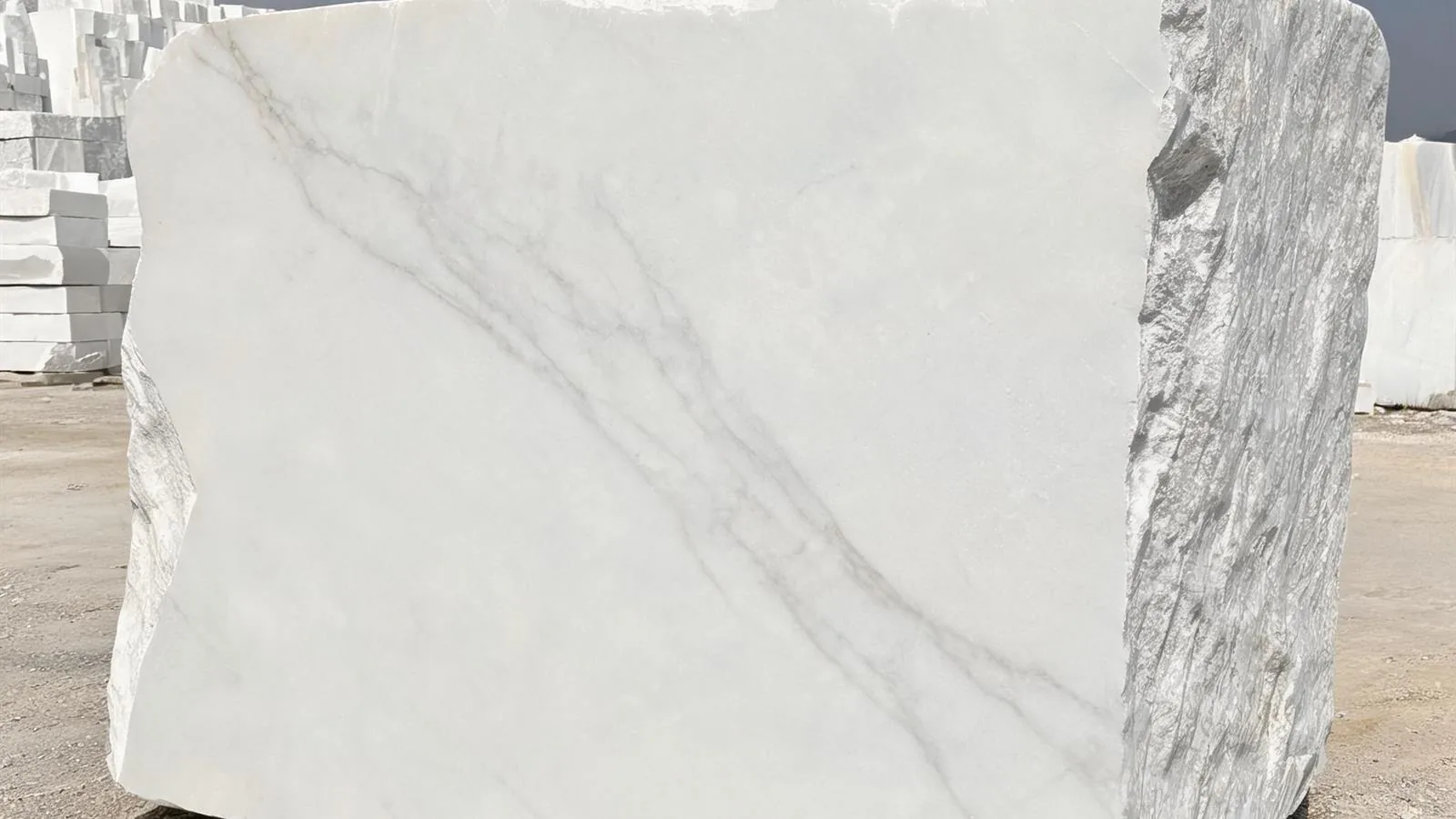 Thassos Pure White Marble Blocks for Quarry Projects thumbnail 2