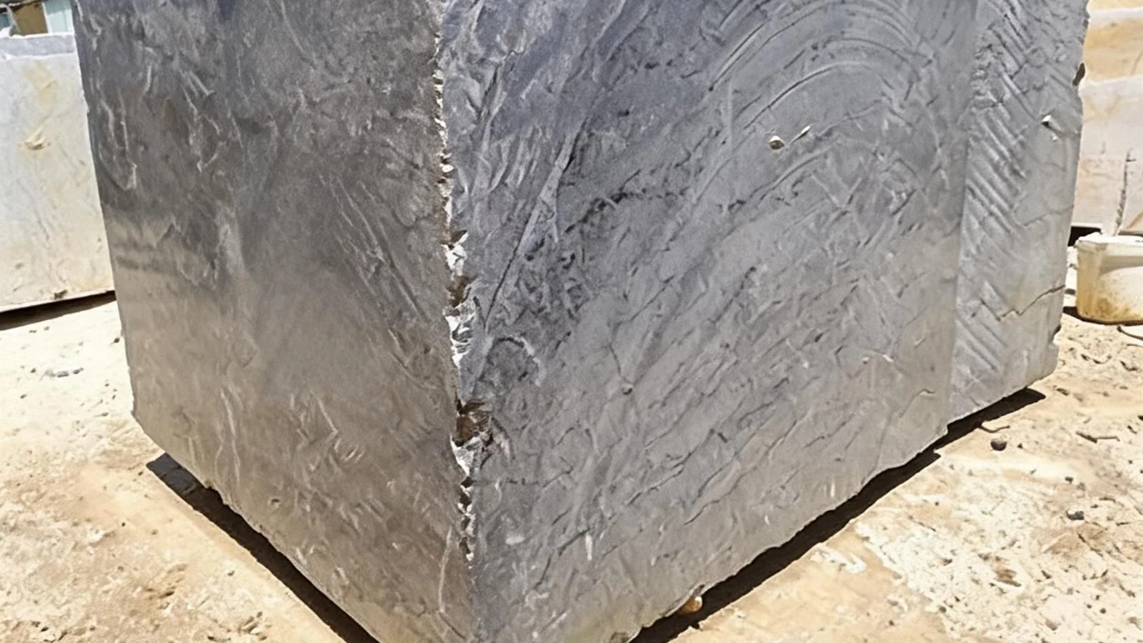 Grey Lido Gris Tiflet Marble Blocks for Quarry Projects thumbnail 2