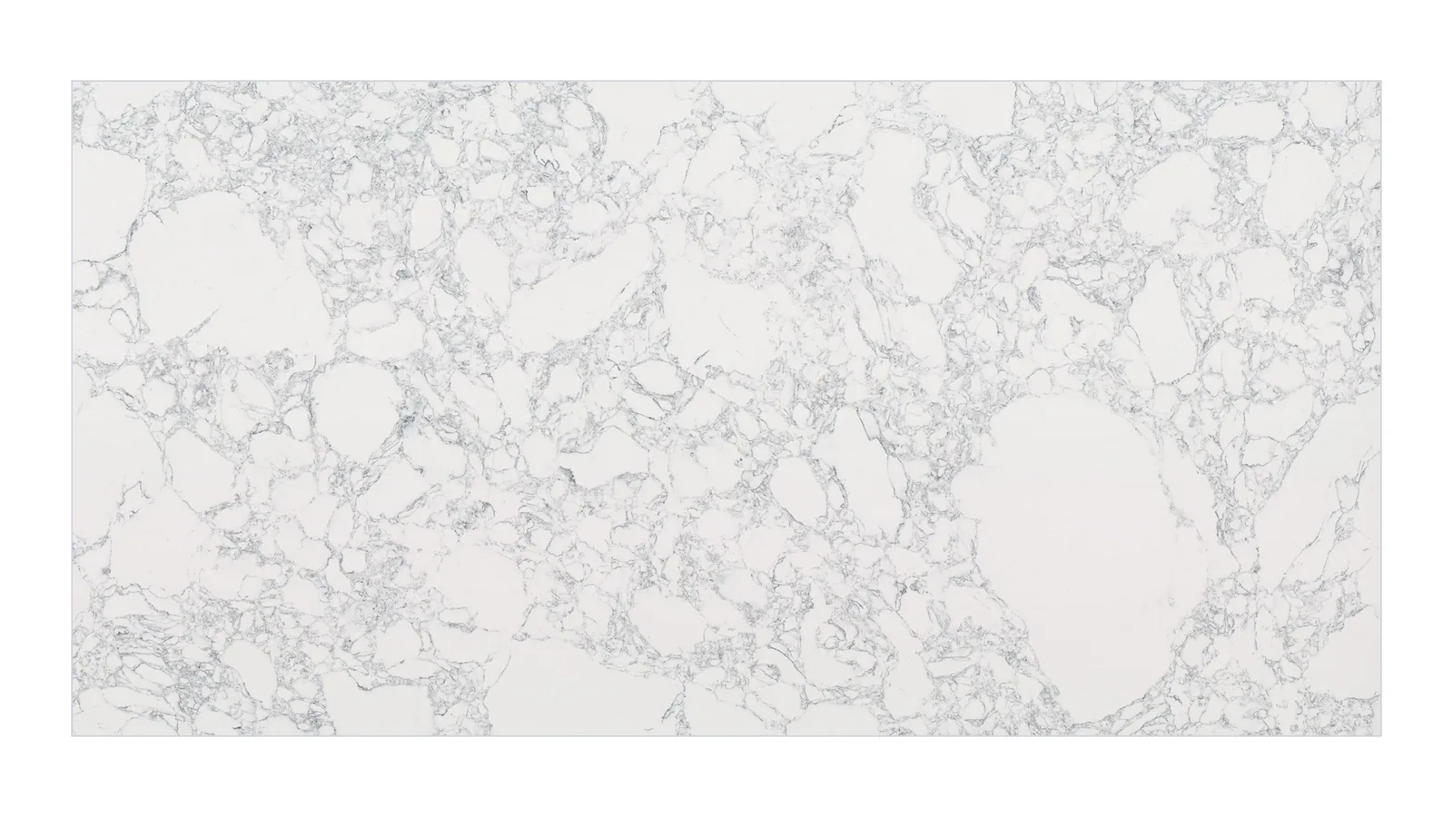 Crystal White Gray Breccia Pattern Recycled Marble Sintered Stone Slabs for Statement Feature Walls thumbnail 2