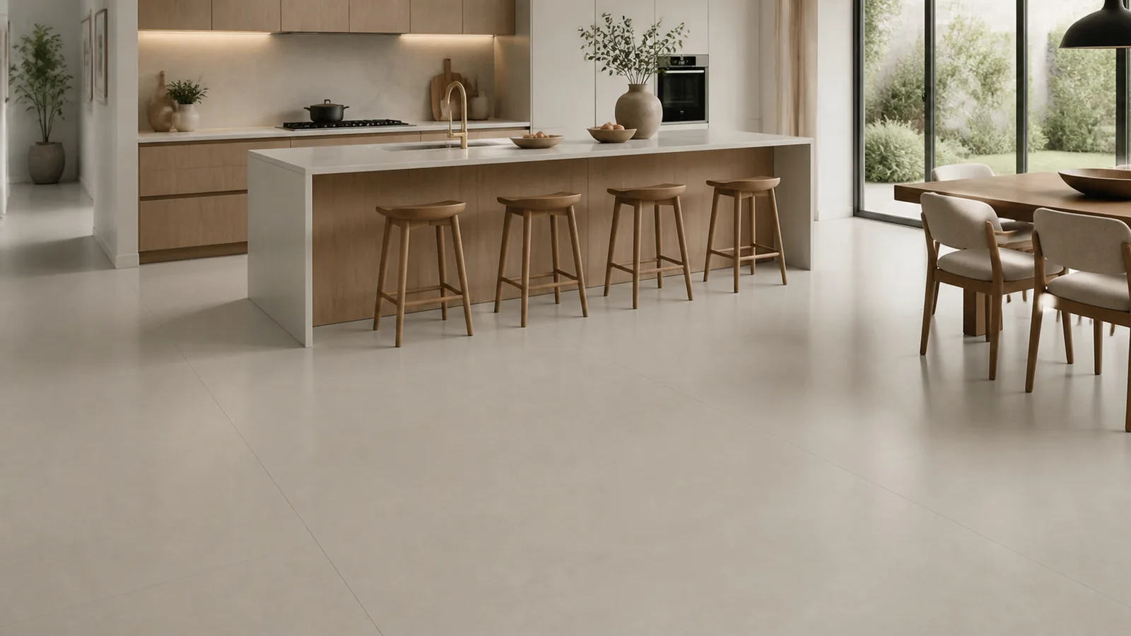 Stone Gray Subtle Grain Pattern Recycled Marble Sintered Stone Slabs for Modern Kitchen Floors thumbnail 3