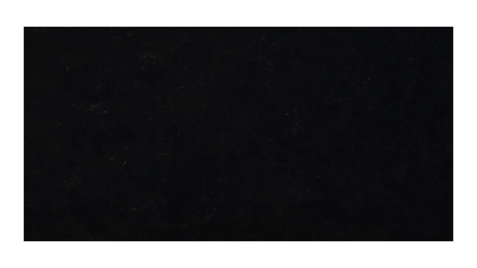 Jet Black Subtle Smoke Vein Recycled Marble Sintered Stone Slabs for Boutique Countertops thumbnail 2