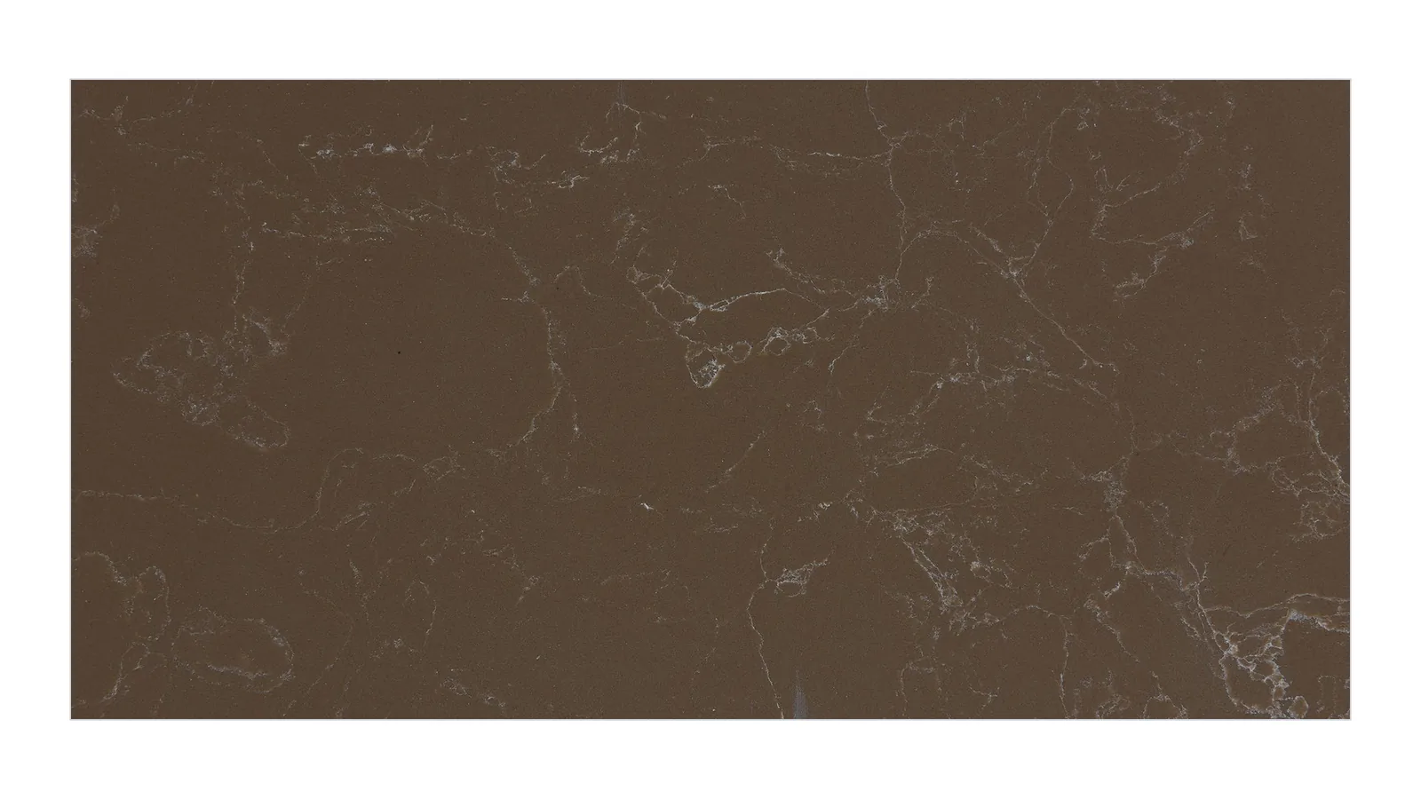 Chocolate Brown Silver Web Vein Recycled Marble Sintered Stone Slabs for Hotel Bar Walls thumbnail 2