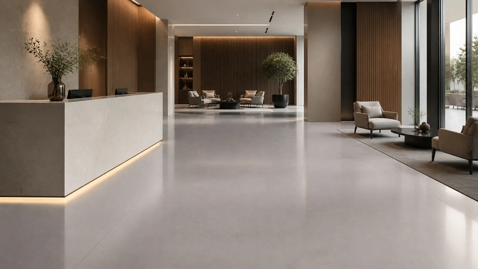 Urban Gray Fine Mineral Pattern Recycled Marble Sintered Stone Slabs for Office Lobby Floors thumbnail 4