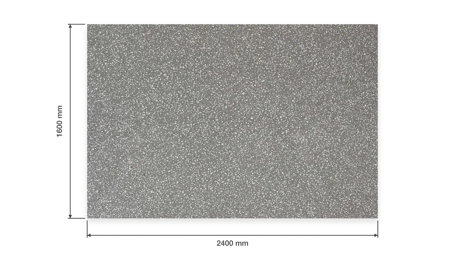 Taupe White-Chip Speckled Sintered Stone Slab for Floors and Stairs thumbnail 2