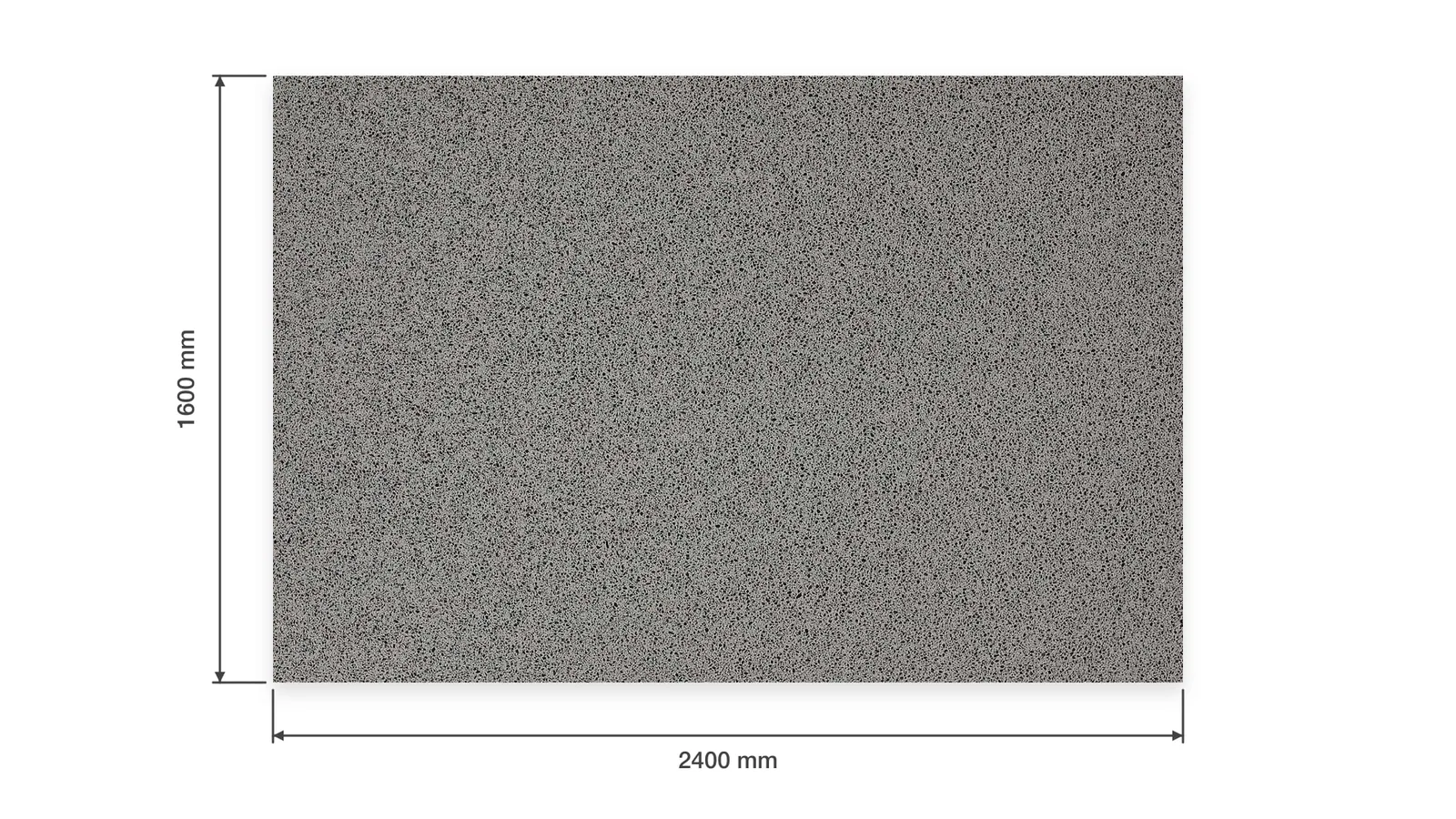 Graphite Dense Micro-Speckled Sintered Stone Slab for Exterior Walls thumbnail 2