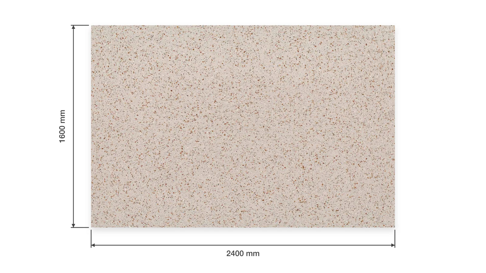 Blush Beige Fine Aggregate Sintered Stone Slab for Catering Spaces thumbnail 2