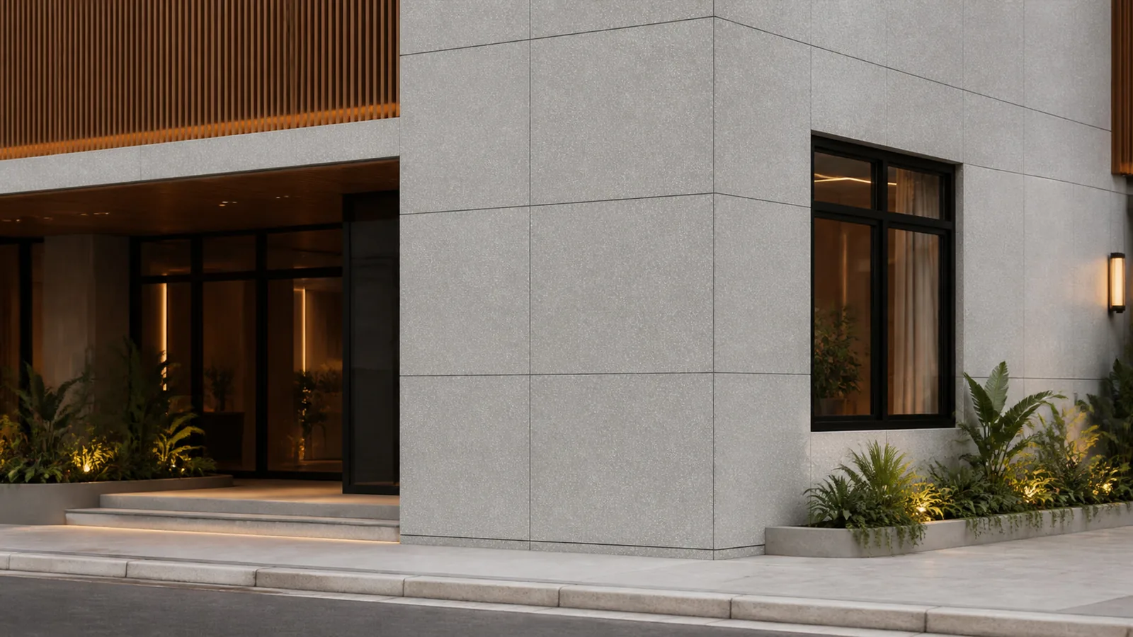 Silver Gray Dense Micro-Chip Sintered Stone Slab for Exterior Walls thumbnail 4