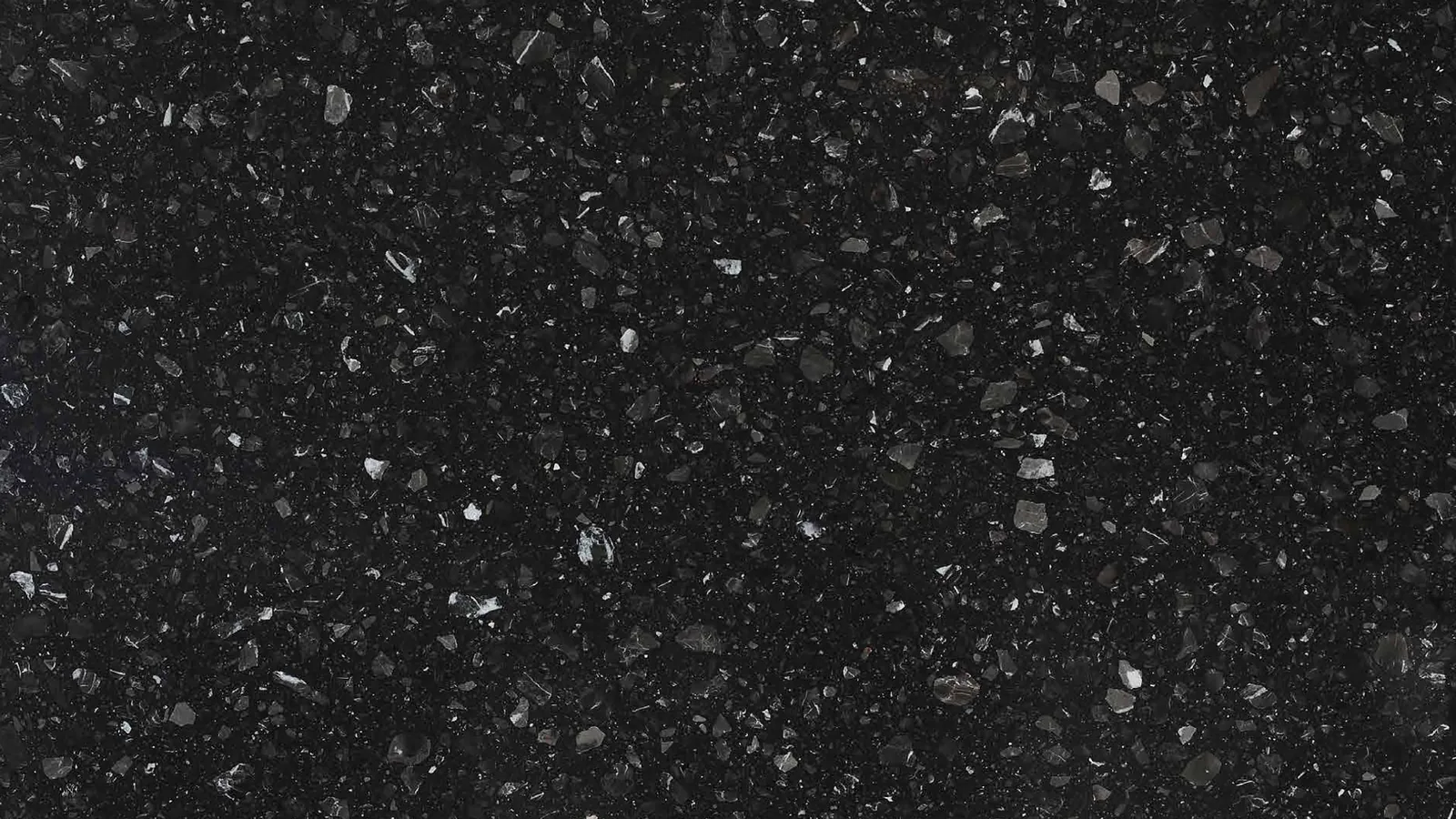 Black Medium-Pebble Sintered Stone Slab for Furniture Countertops thumbnail 1