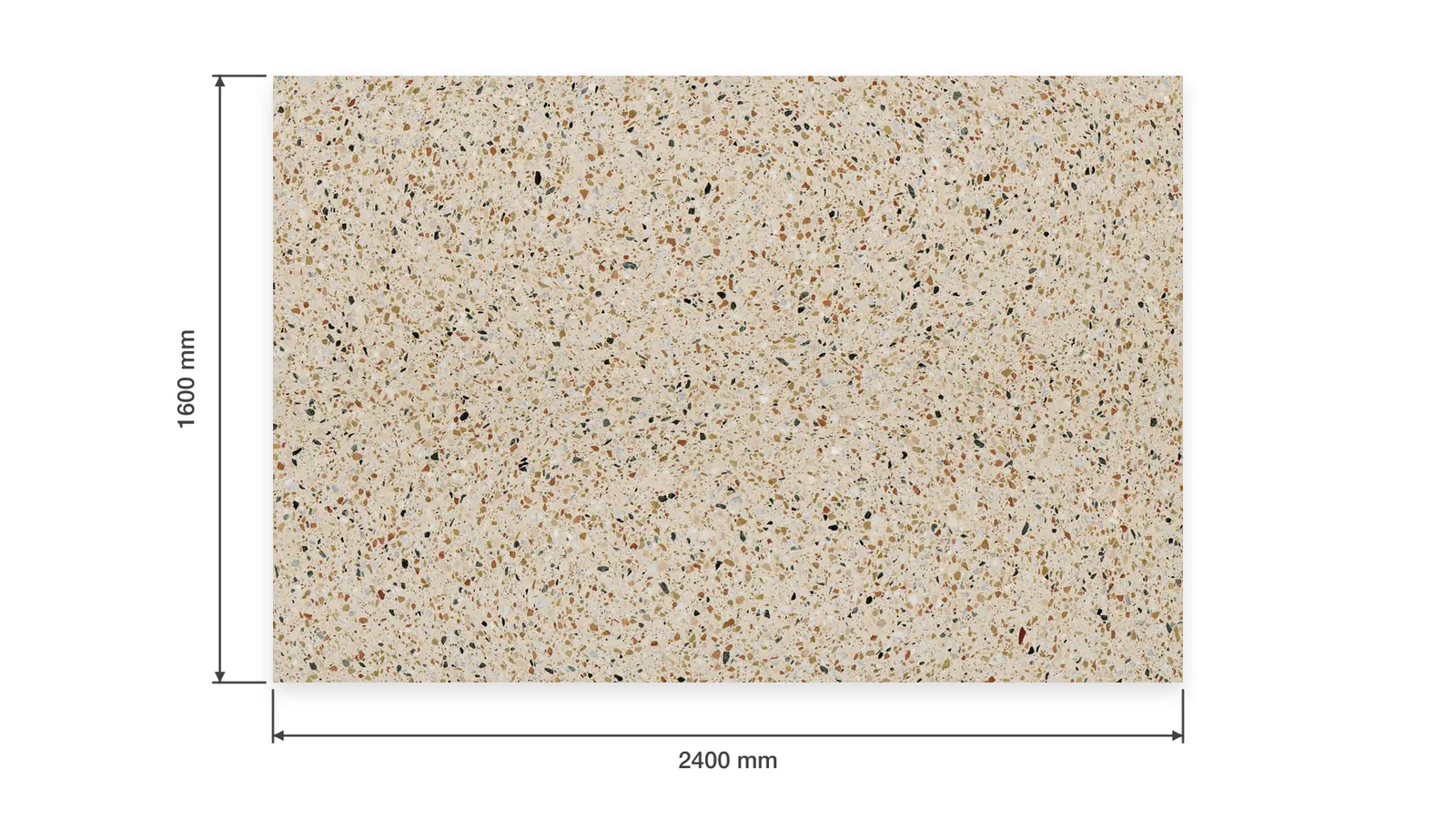 Sandstone Beige Fine Multicolor-Speckled Sintered Stone Slab for Floors and Stairs thumbnail 2