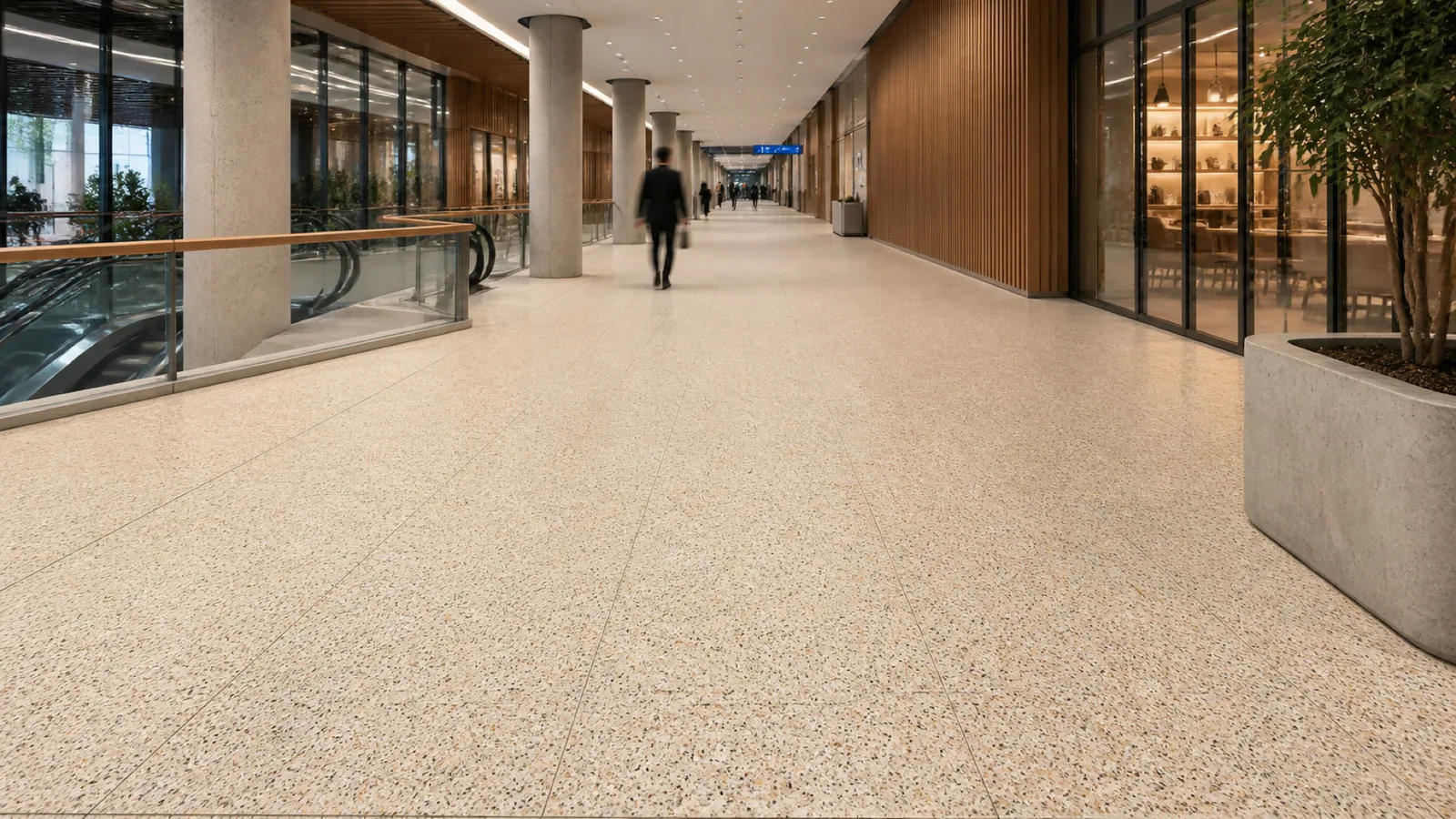 Sandstone Beige Fine Multicolor-Speckled Sintered Stone Slab for Floors and Stairs thumbnail 5