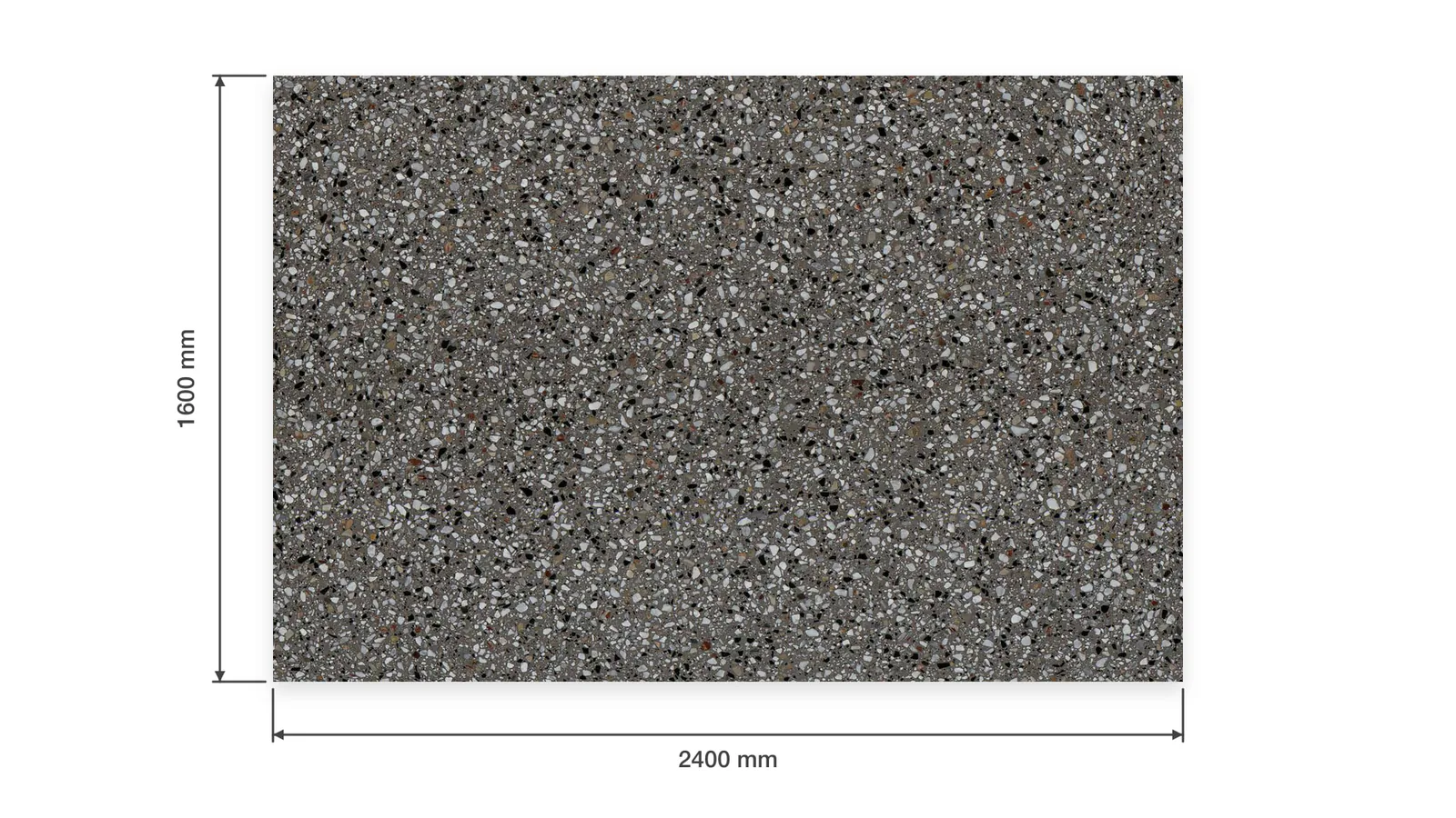 Taupe Gray Dense White-Speckled Sintered Stone Slab for Exterior Walls thumbnail 2