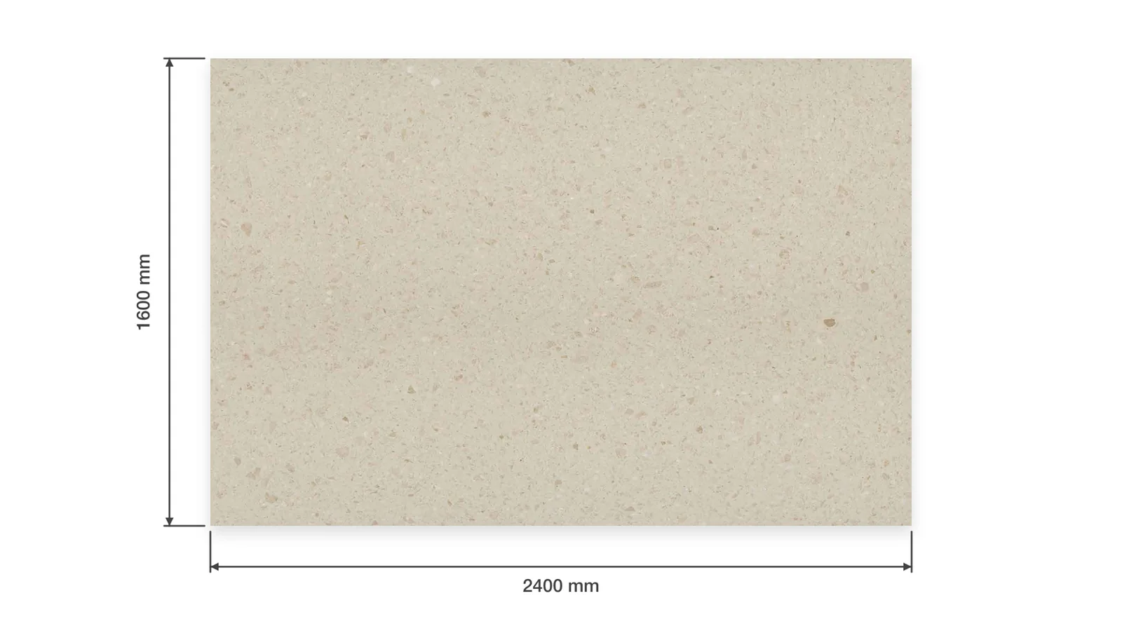 Warm Cream Subtle Fine-Grain Sintered Stone Slab for Hospitals and Schools thumbnail 2