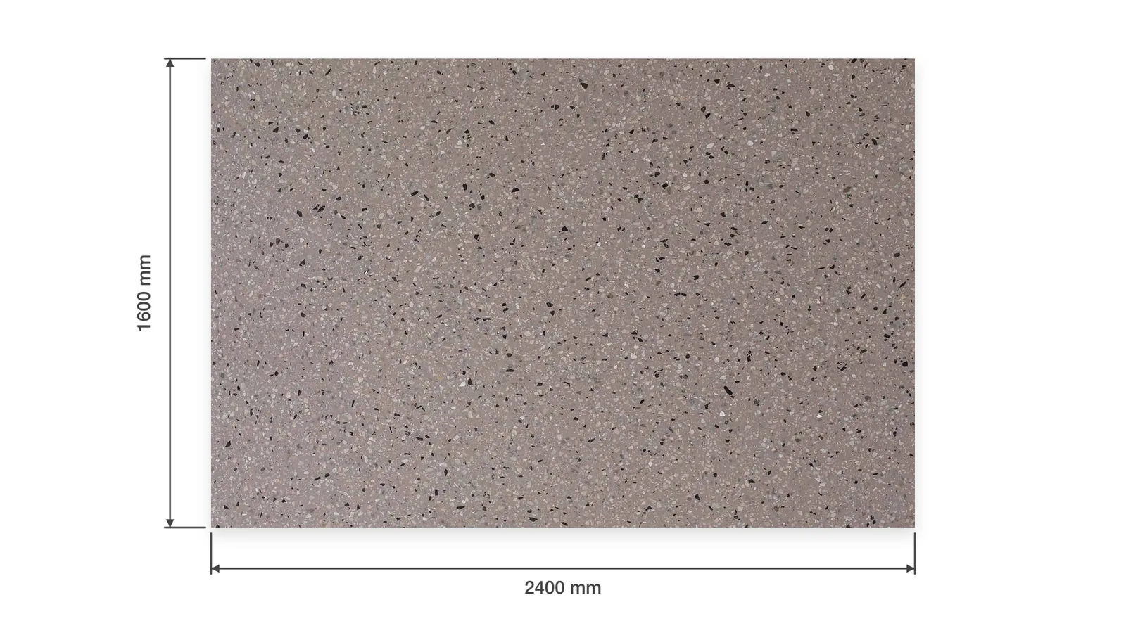 Dusty Mauve Fine Dark-Speckled Sintered Stone Slab for Furniture Countertops thumbnail 2