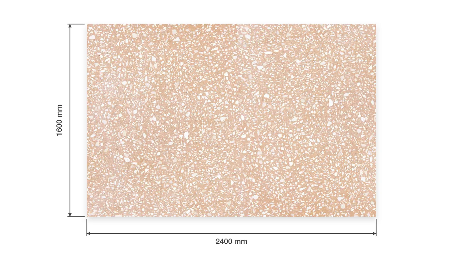 Peach Dense White-Chip Sintered Stone Slab for Online Celebrity Stores thumbnail 2