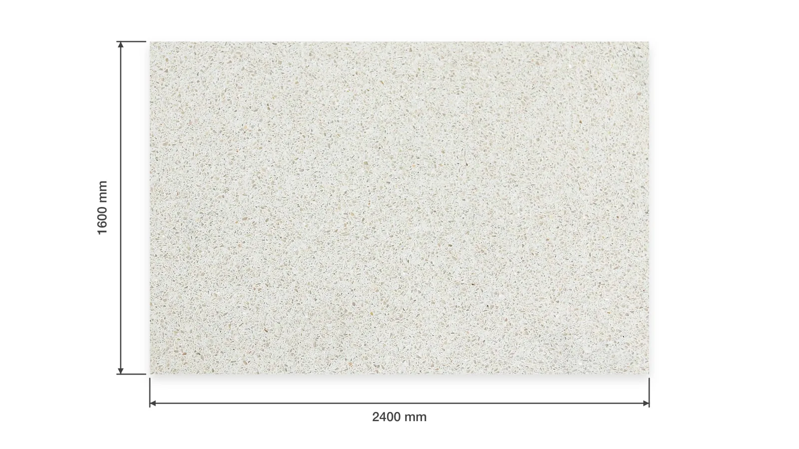Cream Fine Tan-Speckled Sintered Stone Slab for Furniture Countertops thumbnail 2