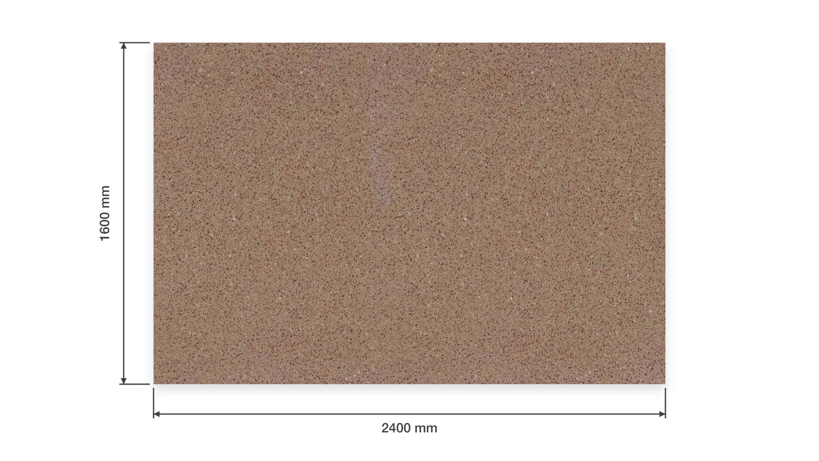 Cocoa Brown Fine-Speckled Sintered Stone Slab for Catering Spaces thumbnail 2