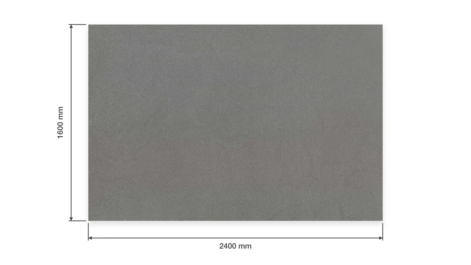 Concrete Gray Soft-Mottled Sintered Stone Slab for Exterior Walls thumbnail 2