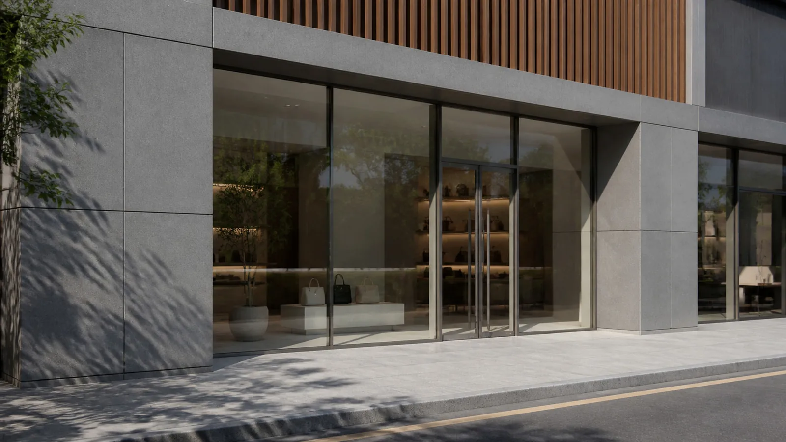 Concrete Gray Soft-Mottled Sintered Stone Slab for Exterior Walls thumbnail 5