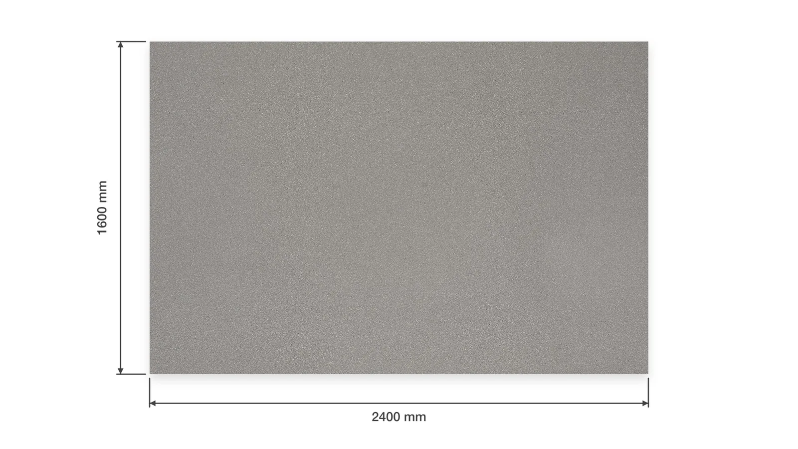 Mid Gray Minimal Fine-Grain Sintered Stone Slab for Business Spaces thumbnail 2