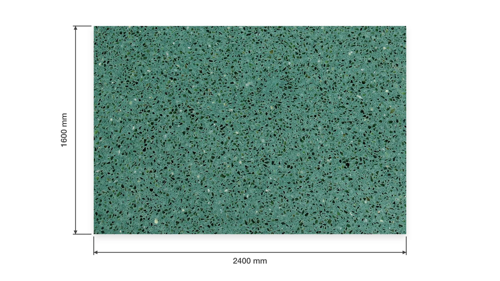 Turquoise Dense Black-Speckled Sintered Stone Slab for Online Celebrity Stores thumbnail 2