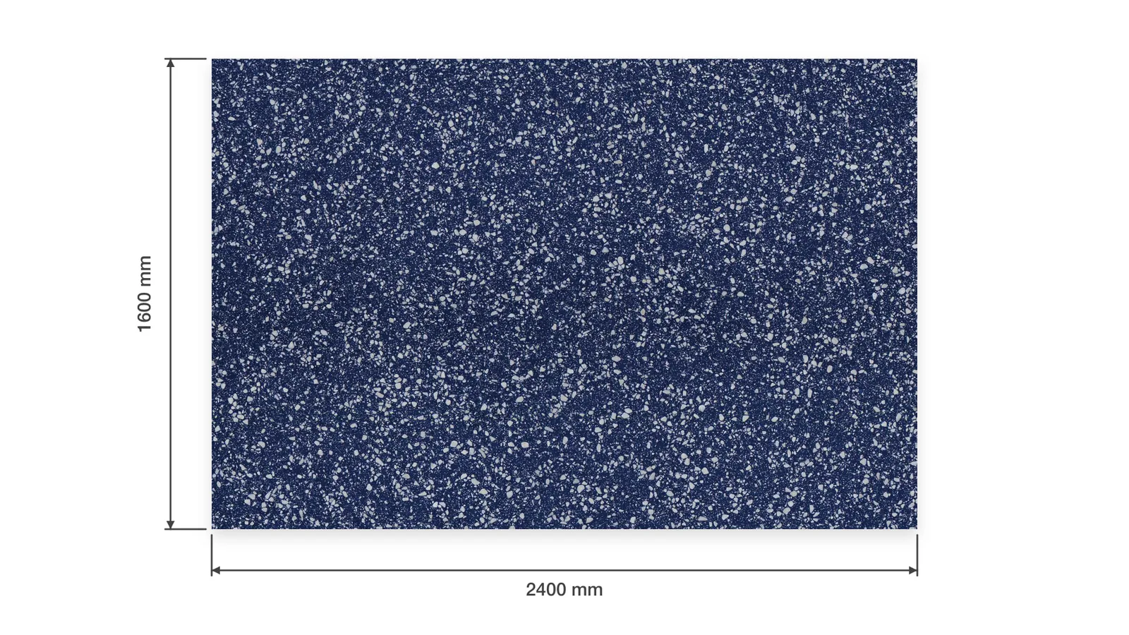 Navy Blue Dense White-Speckled Sintered Stone Slab for Online Celebrity Stores thumbnail 2