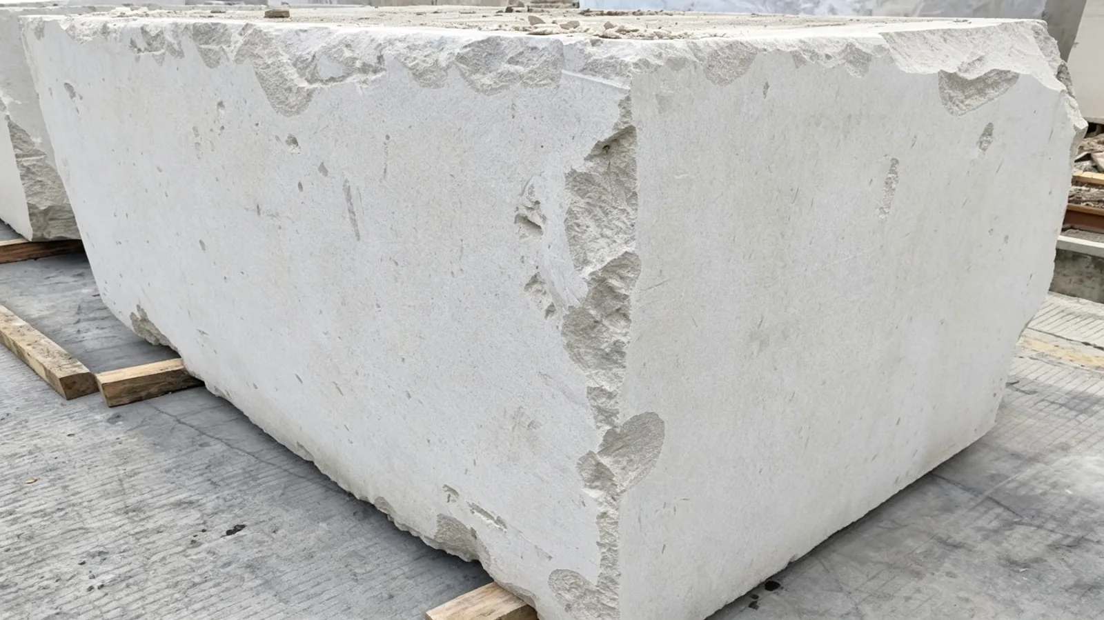 Grey Moca Limestone Blocks For Interior flooring and Wall