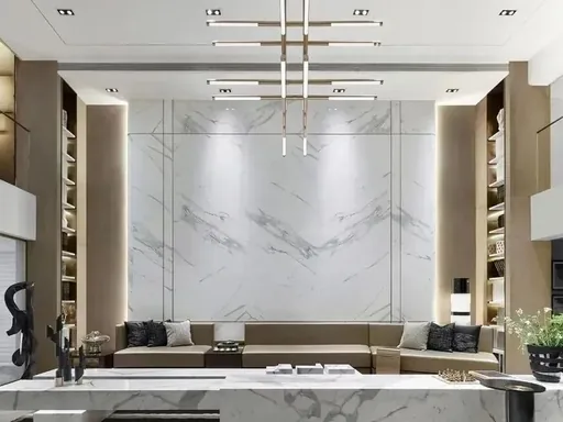 Calacatta Marble Slabs for Luxury Hotel Lobby Project