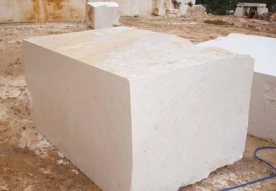 Semi White Limestone  Blocks For Flooring & Wall