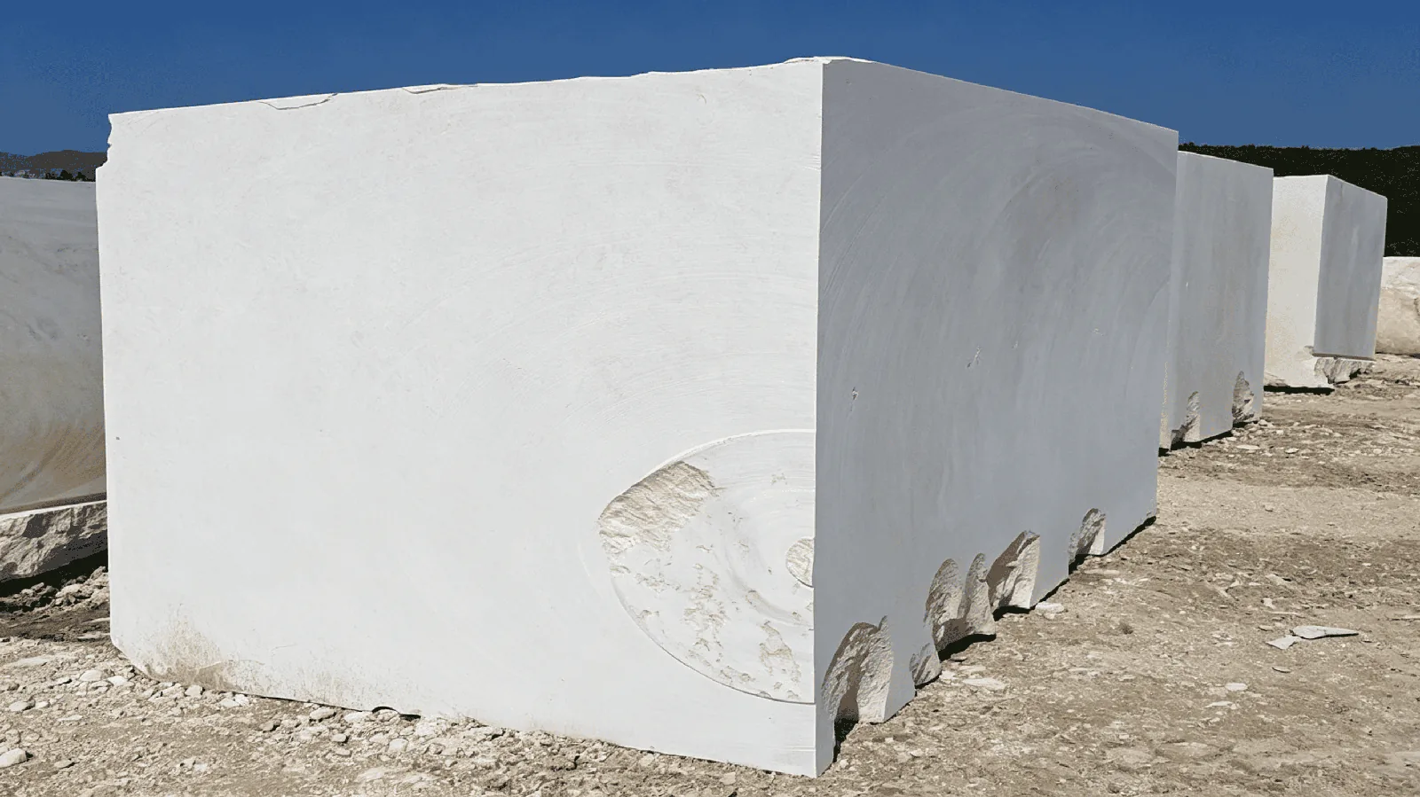 Vratza Beige Limestone Blocks For Indoor Floor and Wall panels