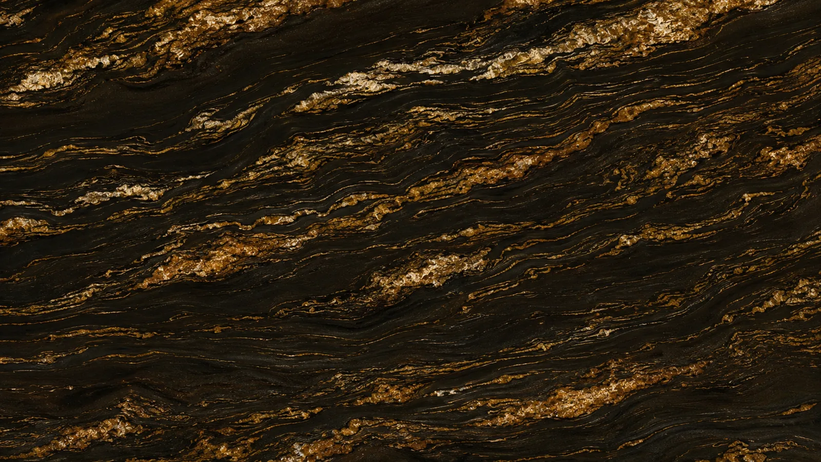 Black Color Golden Silk Marble Tiles For Flooring and Wall