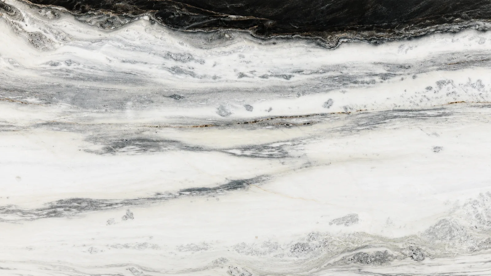 Brazilian Panda White Marble Tiles For Countertops and Stair steps