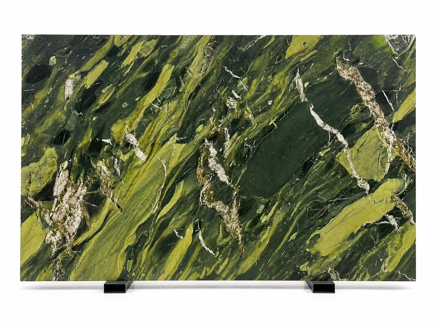 Avocado Green Marble Tiles for Countertops hotel wall cladding