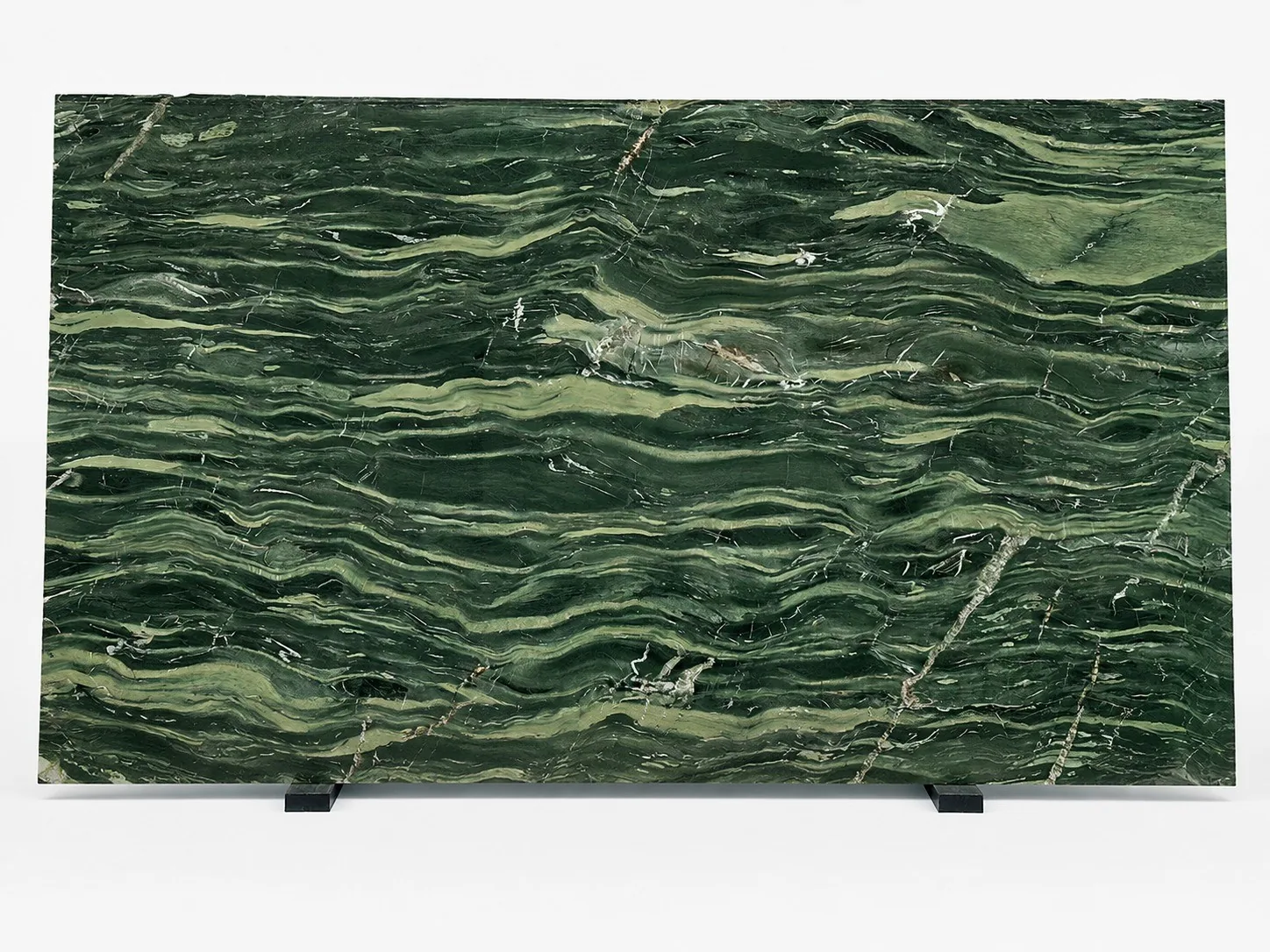 Golden Silk Nanmu Green Marble Tiles Countertops for Kitchen