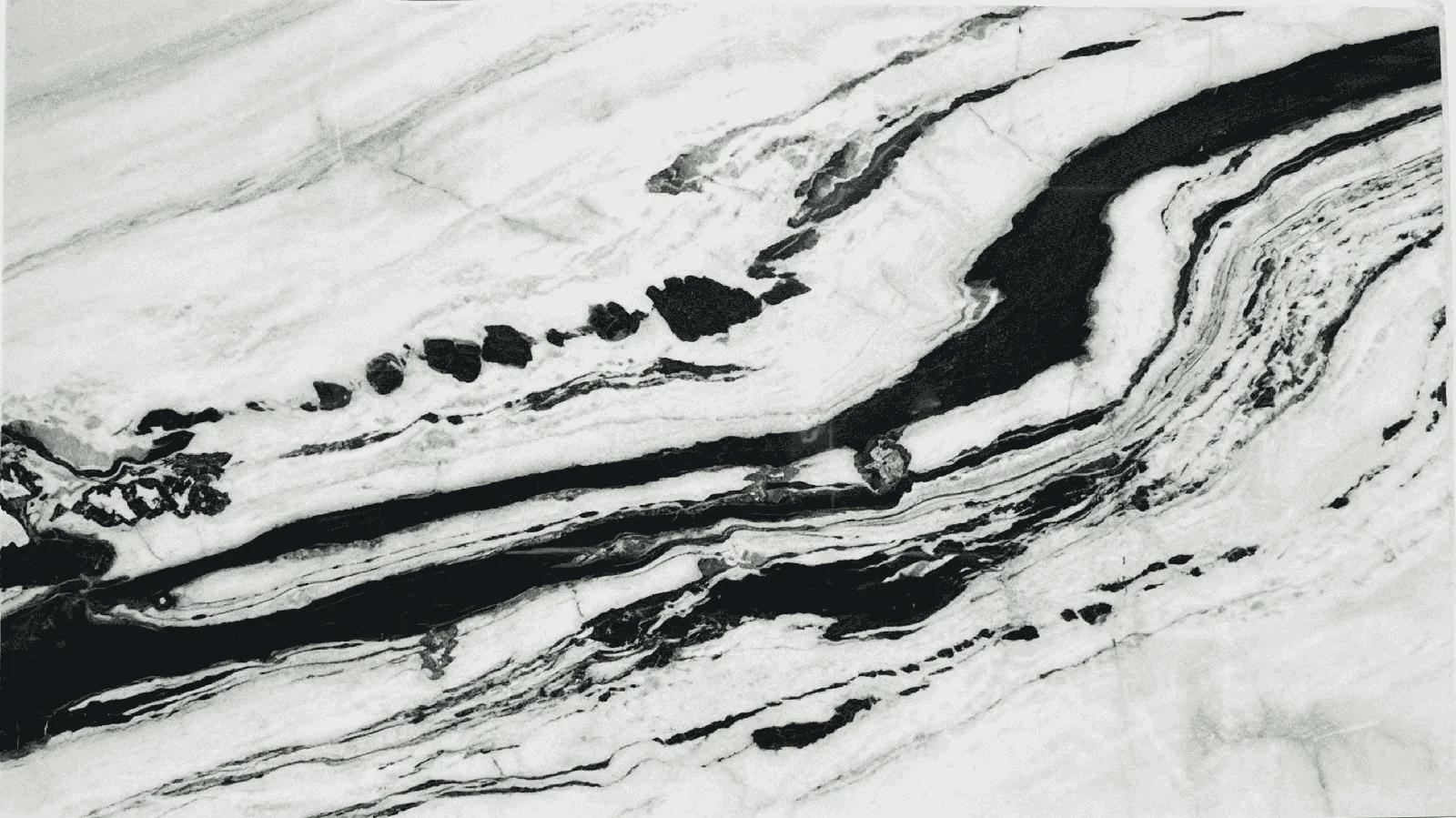 White Panda White Marble Big Tiles for Floor Wall Countertop