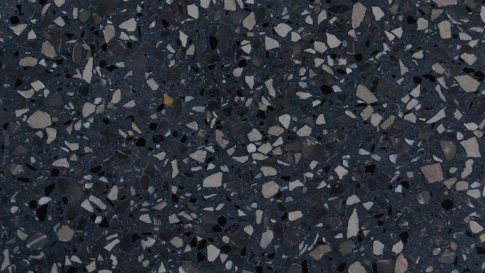 Midnight Blue Large Stone-Chip Sintered Stone Slab for Online Celebrity Stores