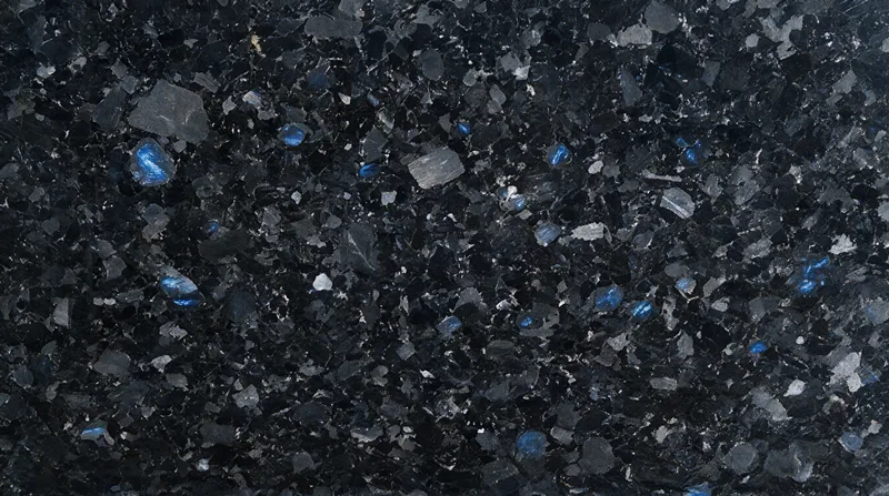 Blue Volga Dark Granite Slabs Ukraine for Floor and Wall