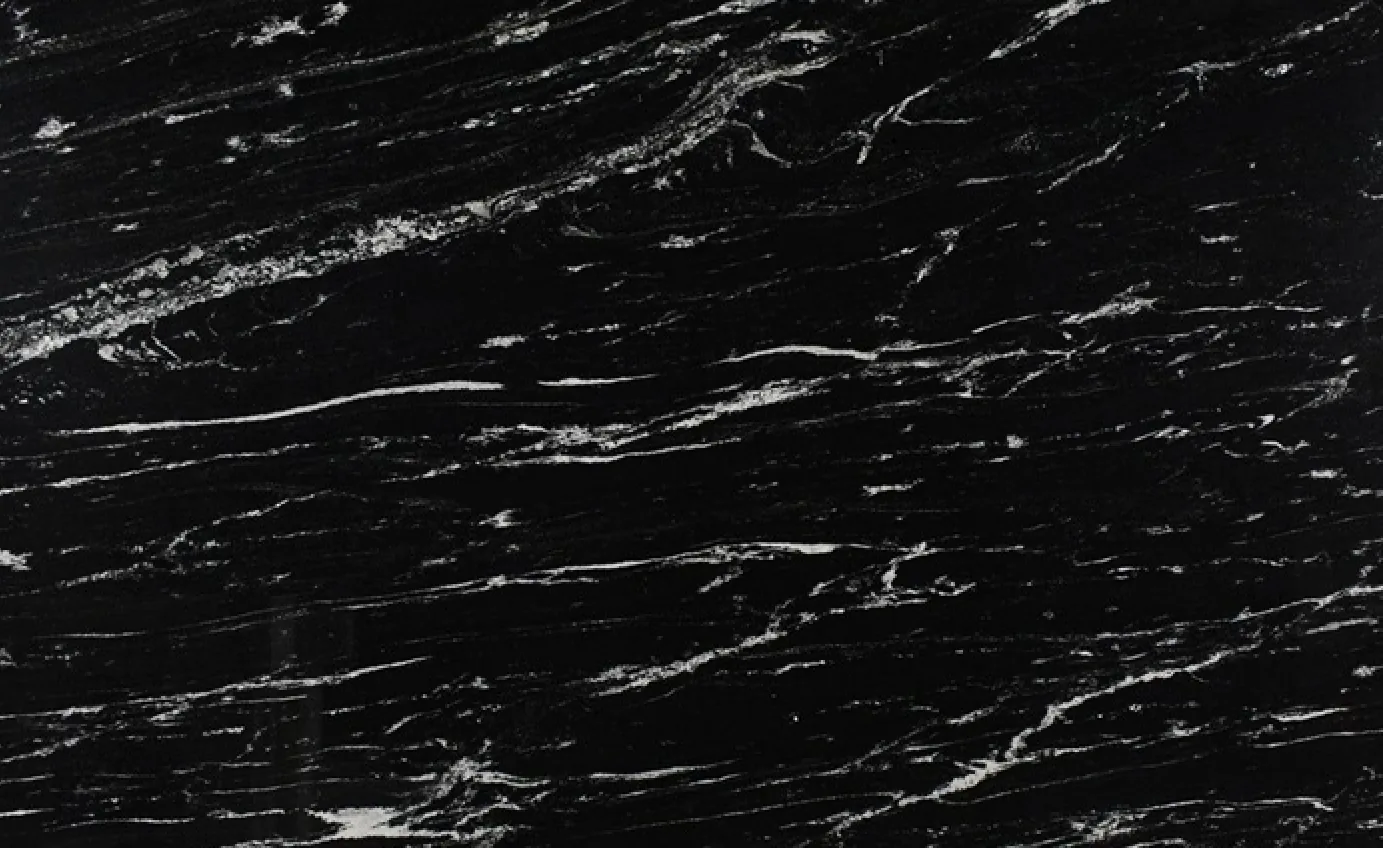 Via Lactea Black Granite Slabs For Dining Tops