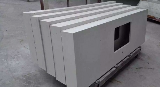 White Quartz Stone Countertop Kitchen Bar Top